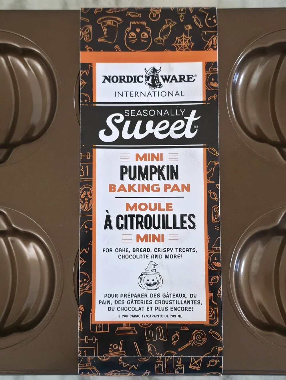 Nordic Ware | Seasonally Sweet Mini Pumpkin Baking Pan, Set of 2